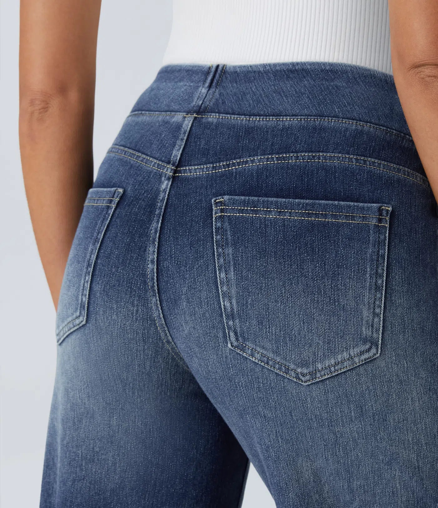 Éva - Pantalon taille haute confortable