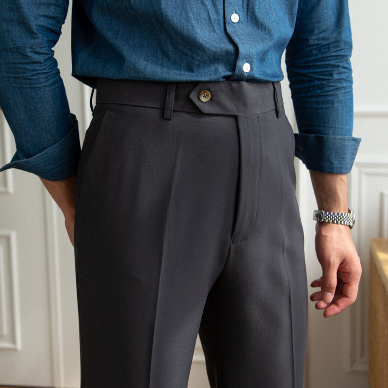 Pantalons droits Easy-Iron Sanremo
