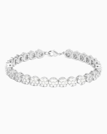 BRACELET DE TENNIS EN FLEURS.