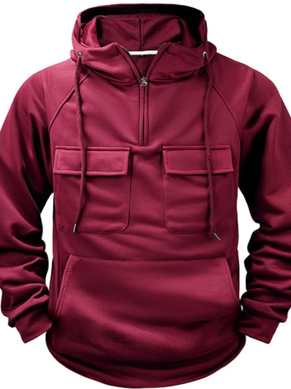 Haut basique à manches longues avec poches – confort quotidien