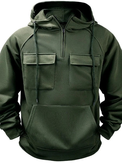 Haut basique à manches longues avec poches – confort quotidien