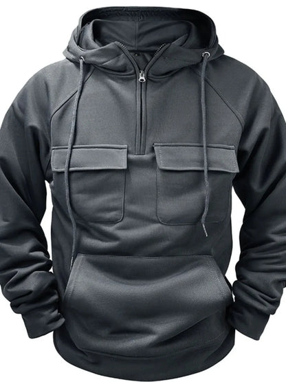 Haut basique à manches longues avec poches – confort quotidien