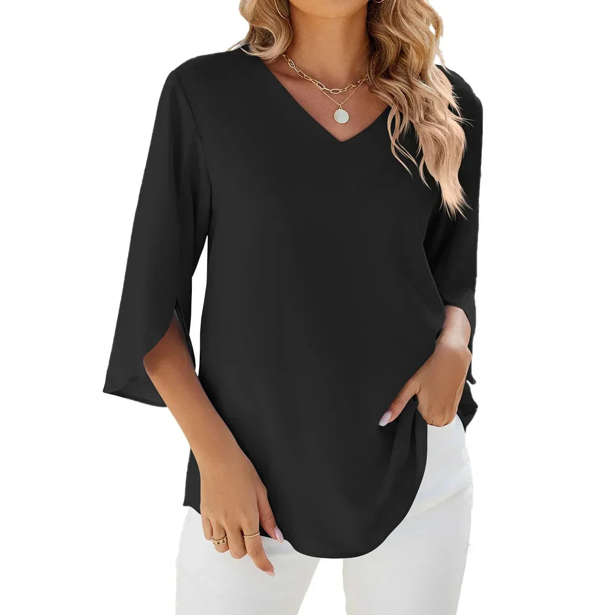 Zara | Haut V-neck intemporel