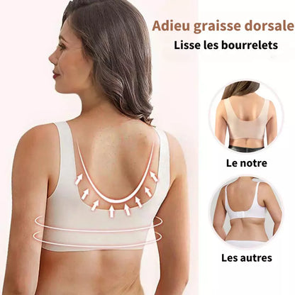 Lela | Soutien-gorge Push-up Sans Fil avec Fermeture Frontal