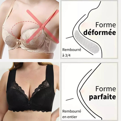 Lela | Soutien-gorge Push-up Sans Fil avec Fermeture Frontal