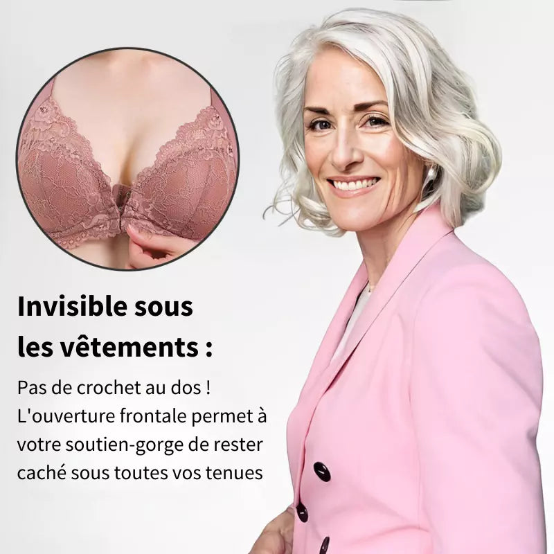 Lela | Soutien-gorge Push-up Sans Fil avec Fermeture Frontal
