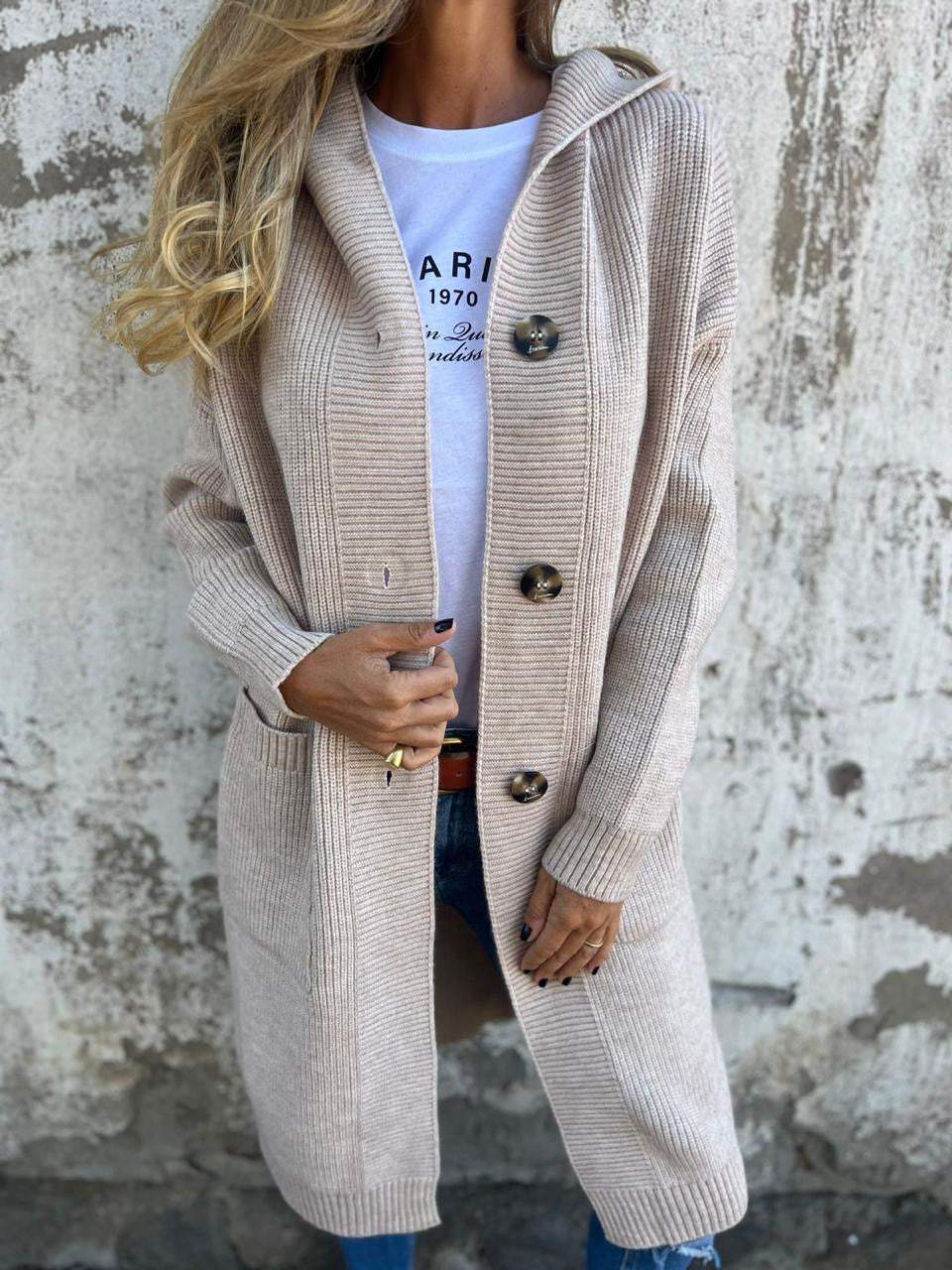 Rosalie | Chic Long Cardigan Tricoté