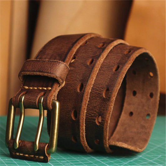 Ceinture en Cuir Pleine Fleur Outrider