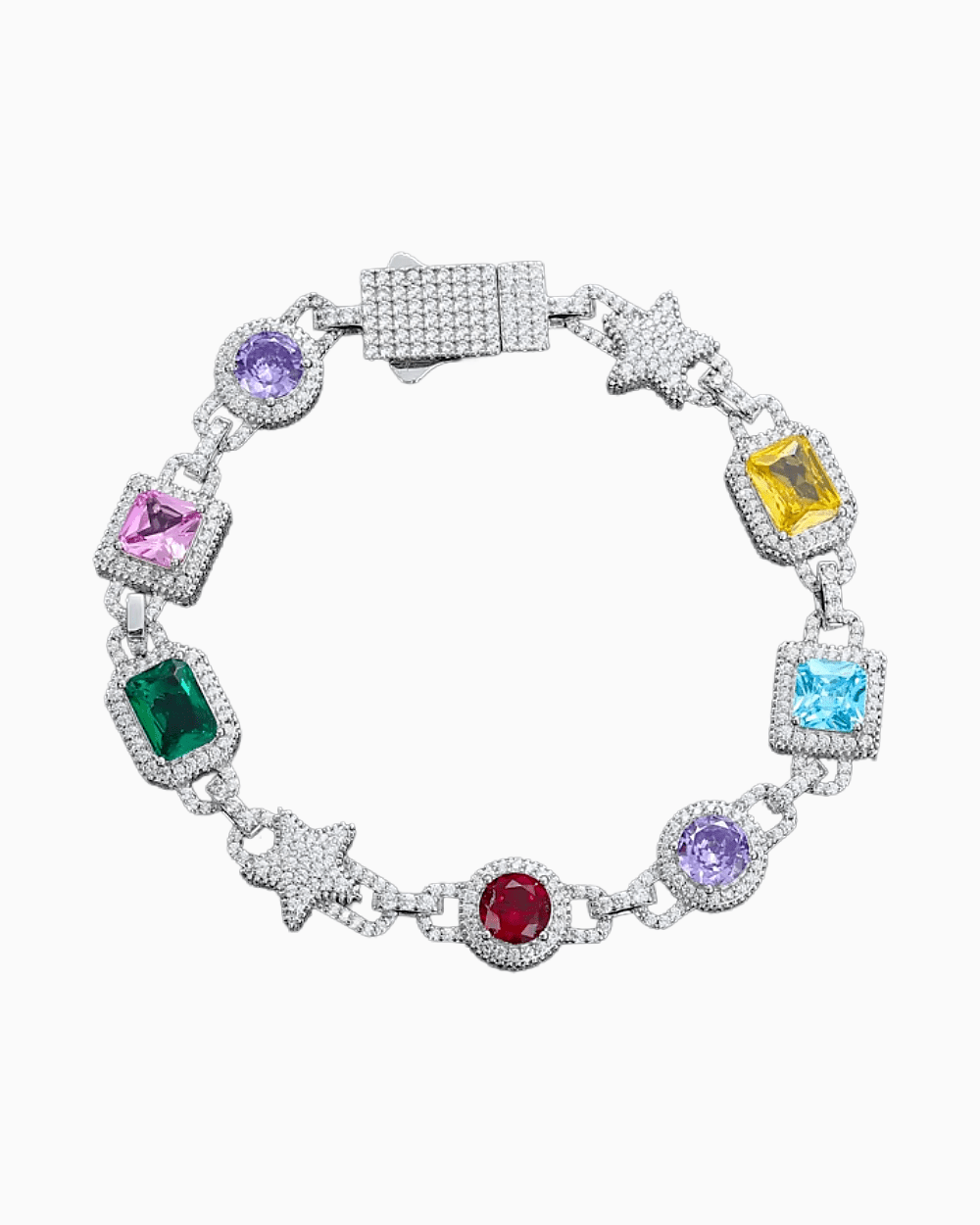 BRACELET BIG GEM EN MOISSANITE.
