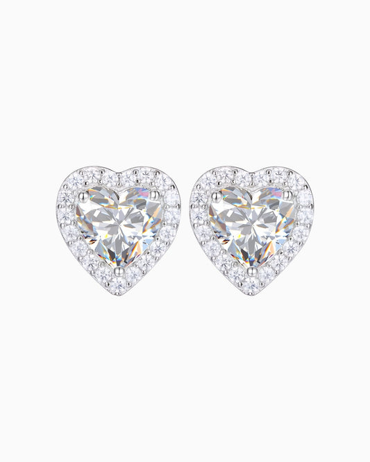 BOUCLES D'OREILLES MOISSANITE BIG LOVE.