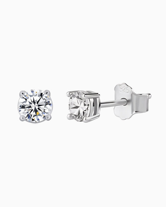 BOUCLES D'OREILLES EN DIAMANT MOISSANITE - 5MM