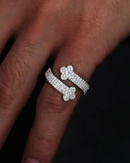 BAGUE EN CLOVER MOISSANITE.