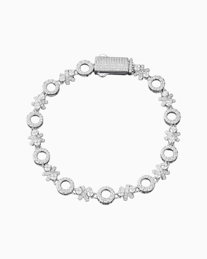 BRACELET MOISSANITE GLACÉ X-O.