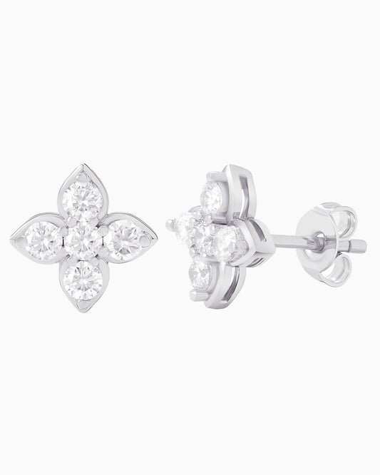 CLIPS JASMINE EN MOISSANITE.