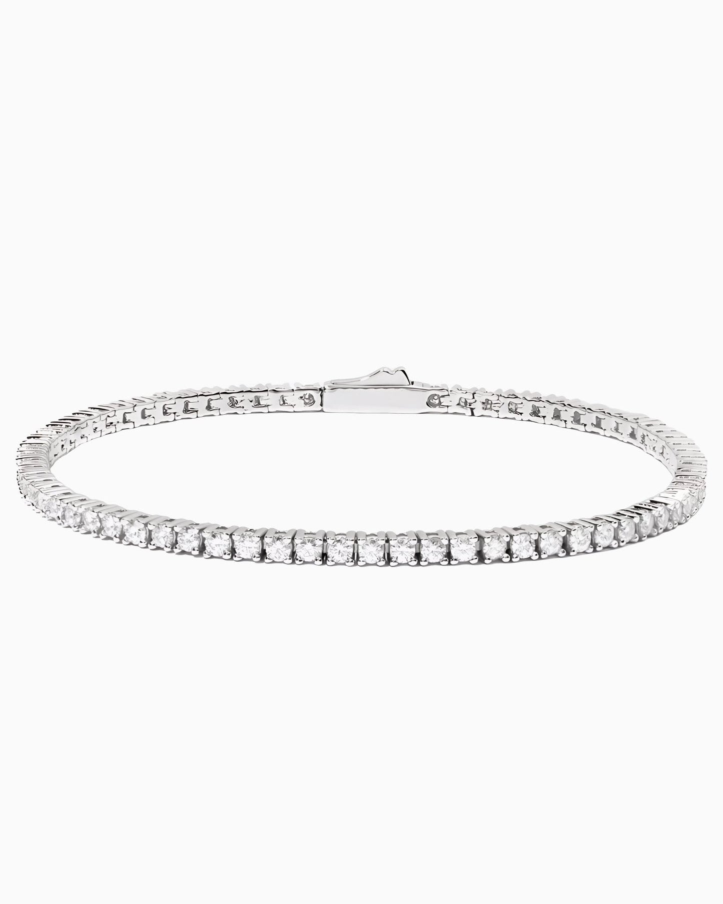 BRACELET TENNIS EN MOISSANITE. - 2MM