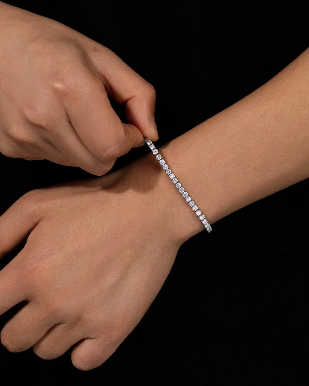 BRACELET DE TENNIS EN MOISSANITE - 3MM