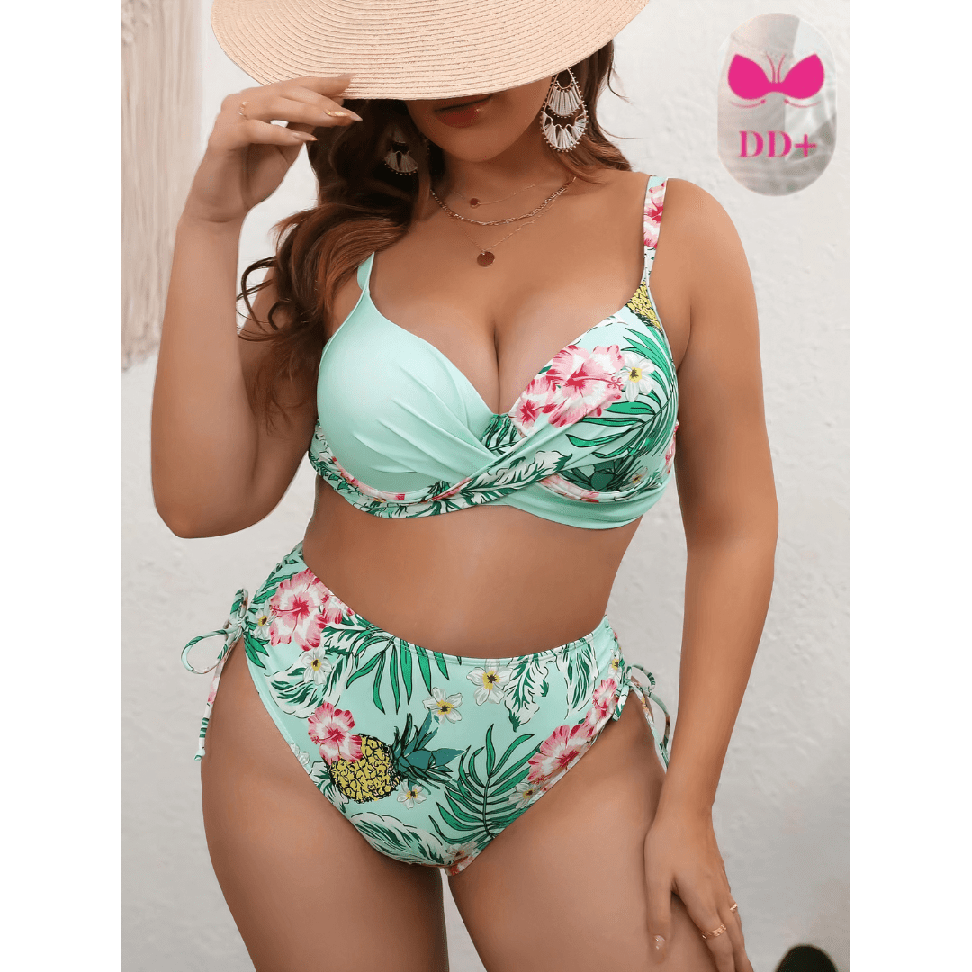 Lina | Ensemble Bikini Grande Taille Courbes