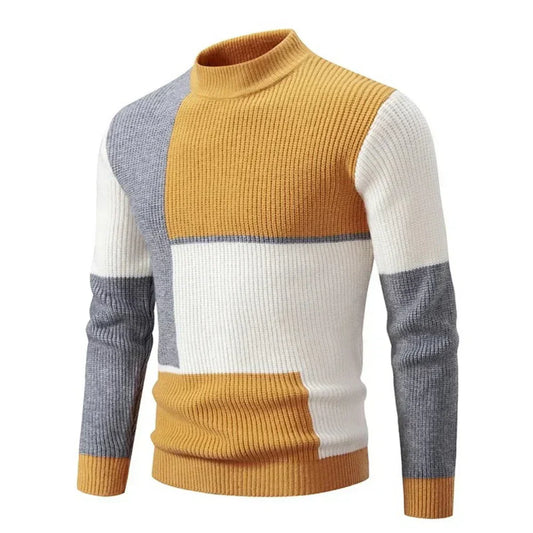 Ignace – Pull tricoté color block