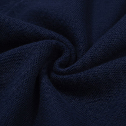 Veste Mod zippée pour hommes des années 60 – Marine avec bord blanc