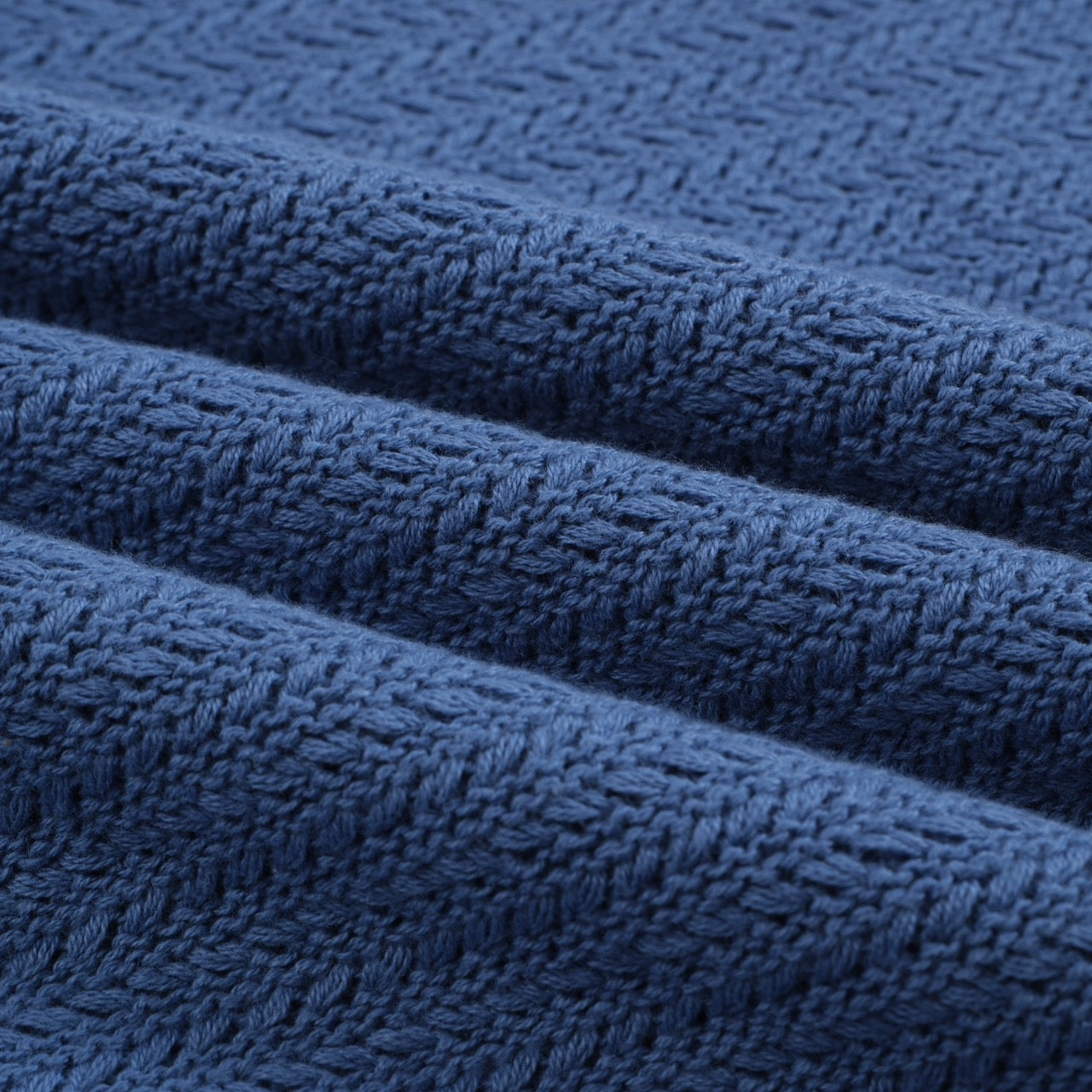 Polo en Tricot pour Hommes des Années 70 – Col Large Rétro à Manches Courtes en Bleu Marine