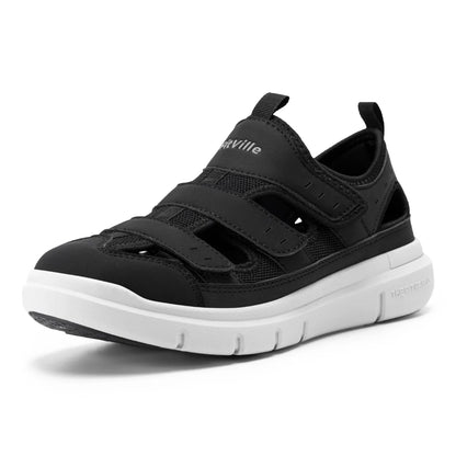 Sandales Homme Marron Respirantes Confort Semelle Caoutchouc