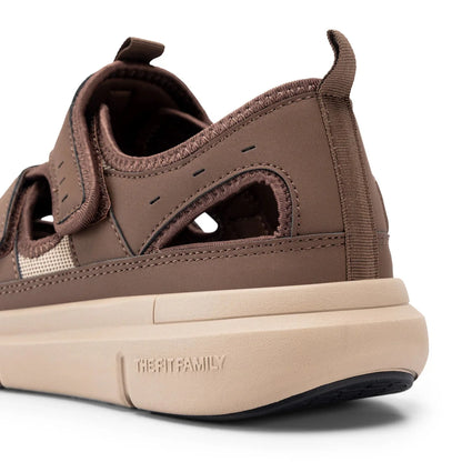 Sandales Homme Marron Respirantes Confort Semelle Caoutchouc