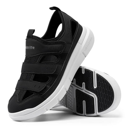 Sandales Homme Marron Respirantes Confort Semelle Caoutchouc