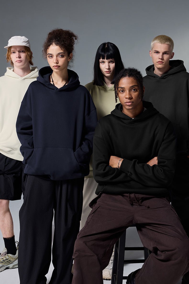 Sweat à capuche en polaire classique