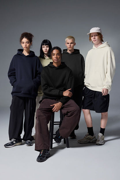 Sweat à capuche en polaire classique