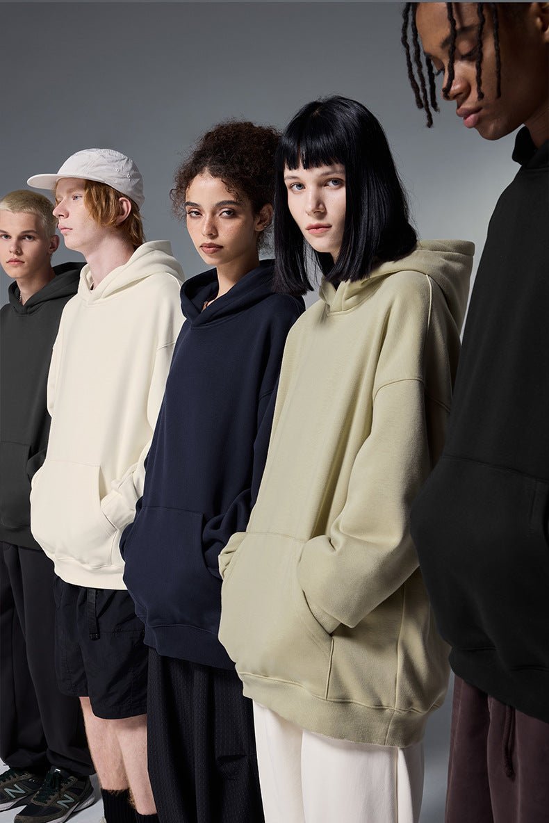 Sweat à capuche en polaire classique