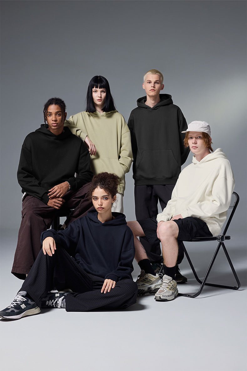 Sweat à capuche en polaire classique