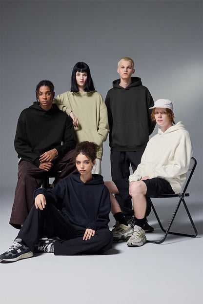 Sweat à capuche en polaire classique