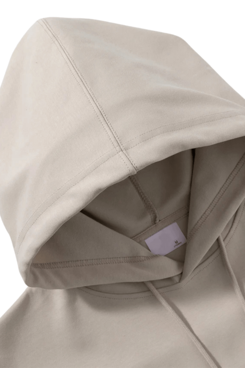 Sweat à capuche oversize unisexe coton polyester automne