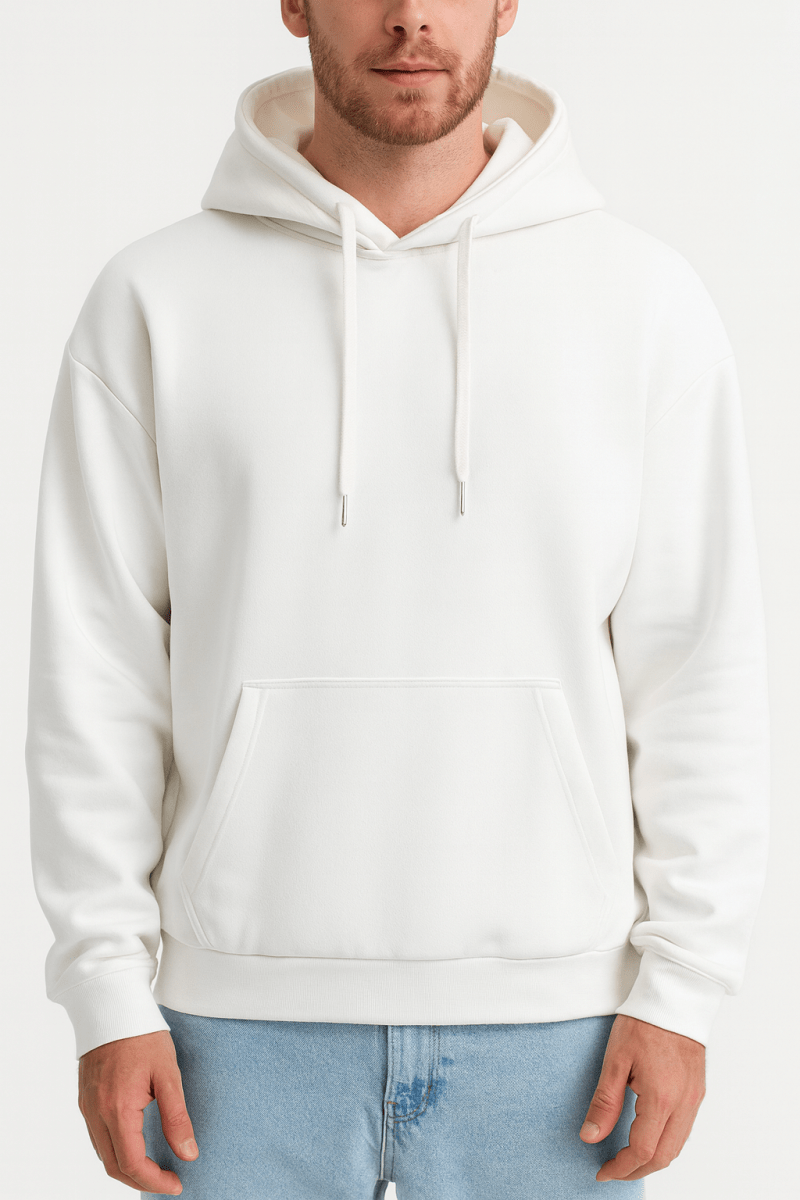 Sweat à capuche oversize unisexe coton polyester automne