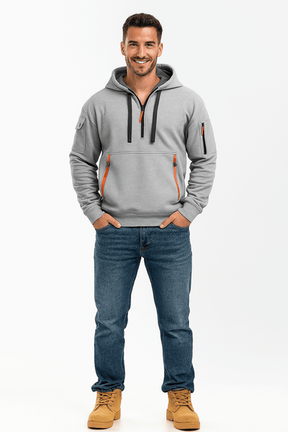 Sweat-shirt basique homme à col rond décontracté