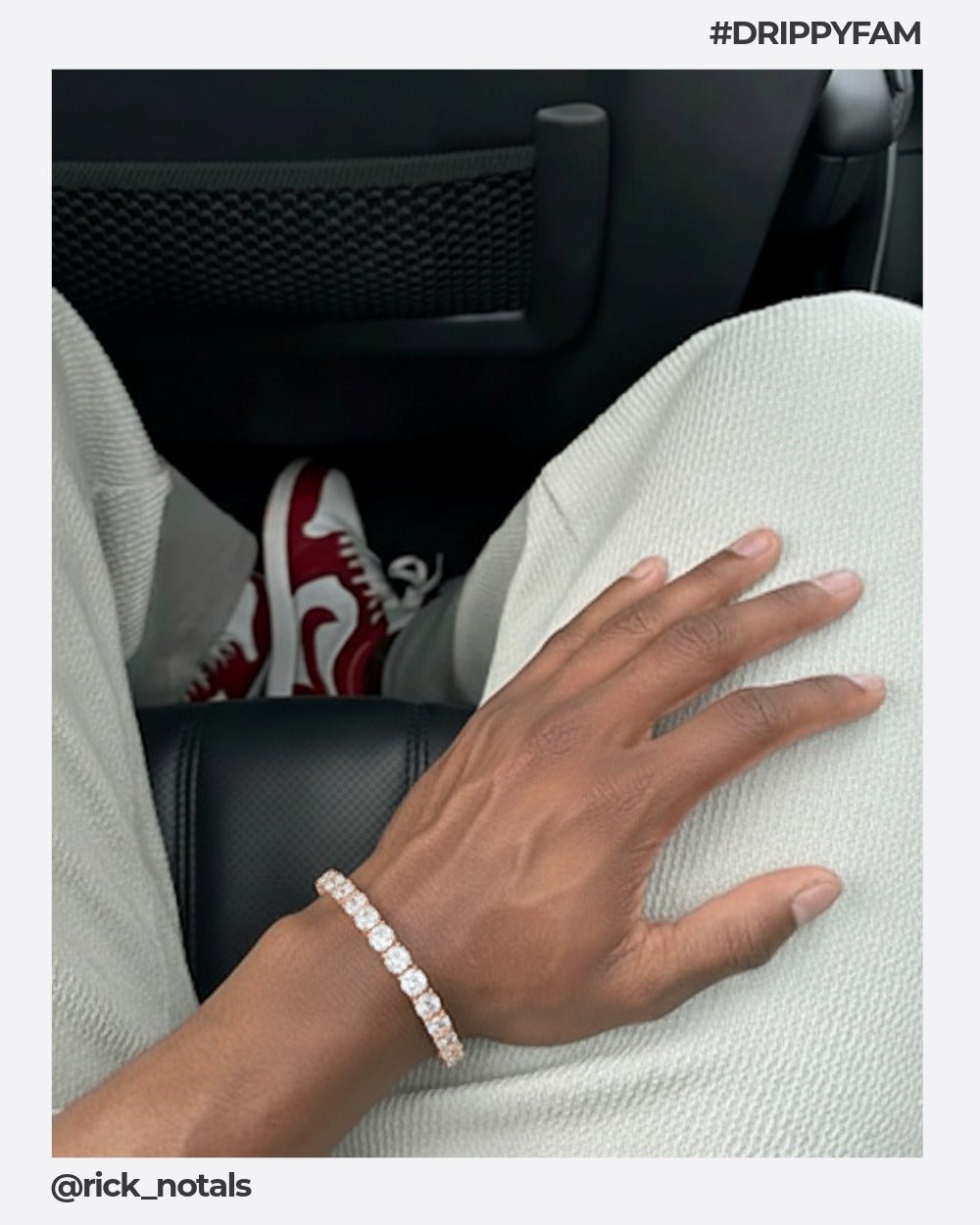 BRACELET TENNISBOY. - 5MM OR ROSE