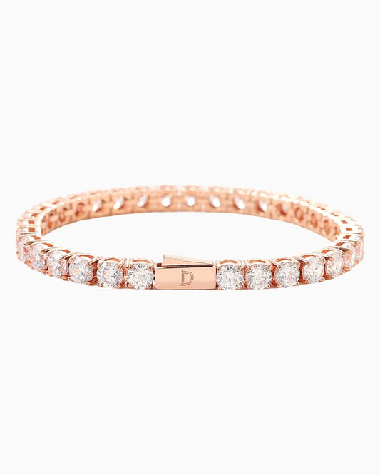 BRACELET TENNISBOY. - 5MM OR ROSE