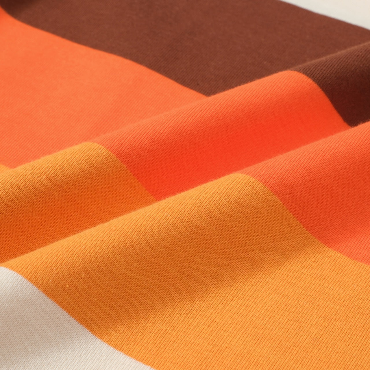 T-shirt rétro rayé coucher de soleil pour hommes – Style vintage des années 1970