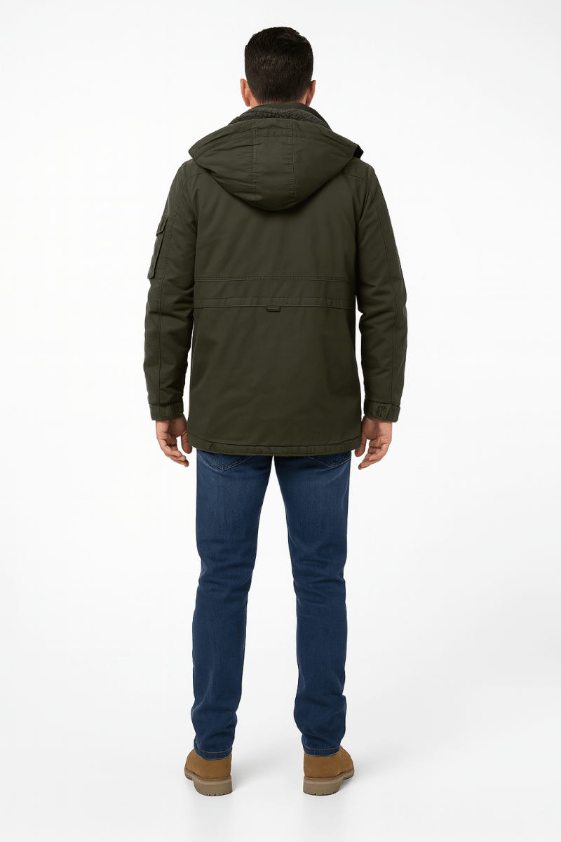 Veste à capuche en peluche pour hommes pour une chaleur et un style quotidiens