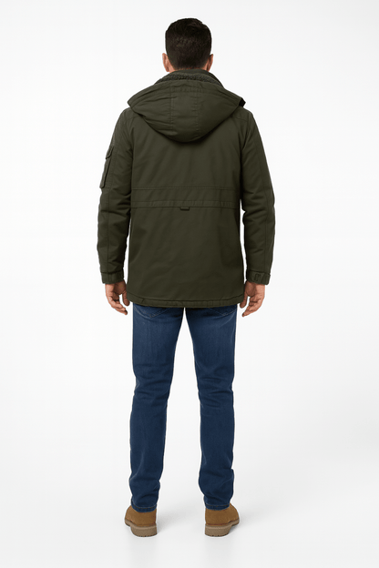 Veste à capuche en peluche pour hommes pour une chaleur et un style quotidiens