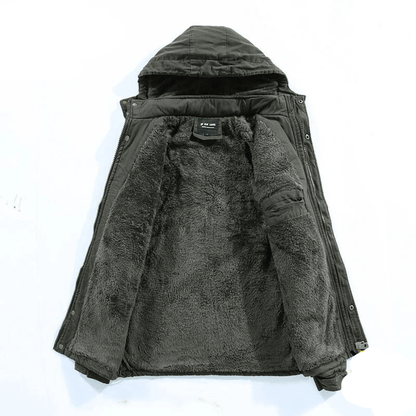 Veste à capuche en peluche pour hommes pour une chaleur et un style quotidiens