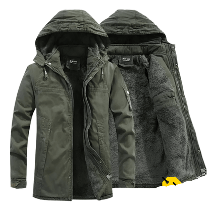 Veste à capuche en peluche pour hommes pour une chaleur et un style quotidiens